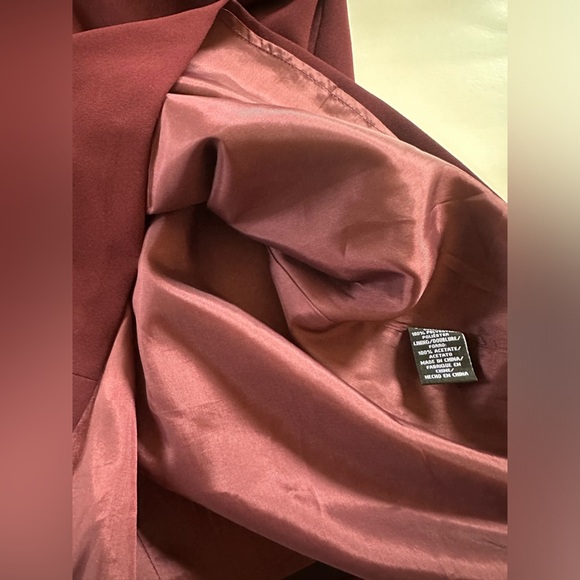 JILL by JILLSTUART Women's Off The Shoulder Burgundy Raisin Dress SZ 6 Cocktail - Picture 6 of 9